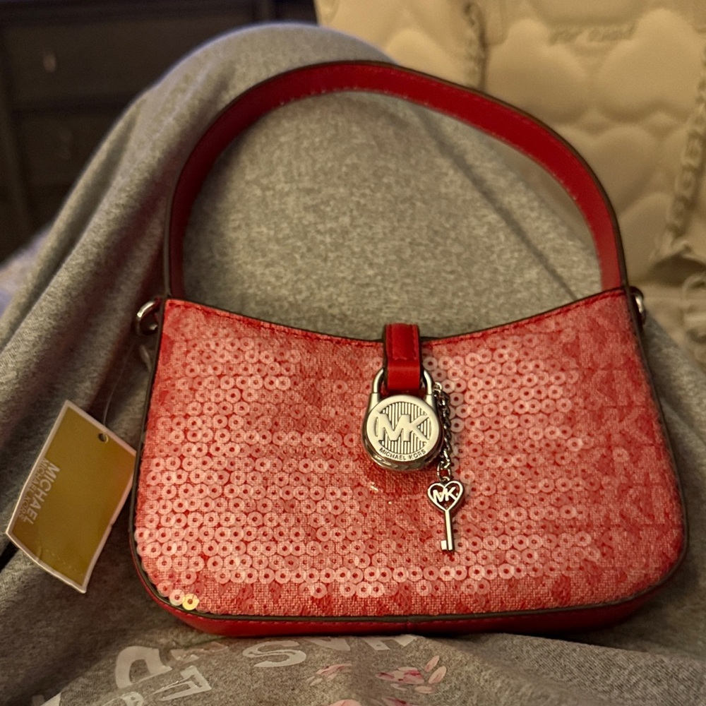 Michael Kors Sparkling Red mini bag